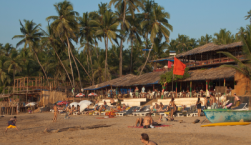 Anjuna beach Anjuna beach